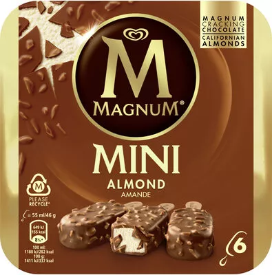 Batonnet Glace Amande x 6 330 ml Magnum 276 g, code 8714100635650