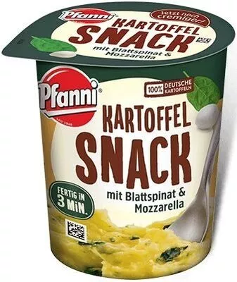 Kartoffel Snack mit Blattspinat & Mozzarella Pfanni 47 g, code 8714100696651