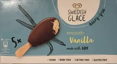 Glace au soja vanille enrobée au cacao maigre Swedish Glace , code 8714100961841