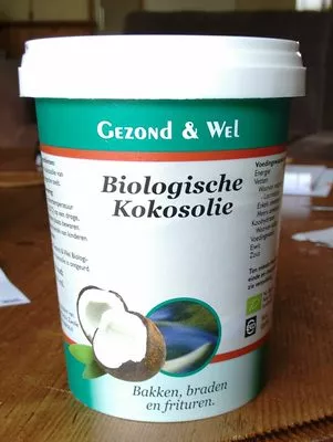 Biologische kokosolie Gezond en Wel 500 mL, code 8714193202791