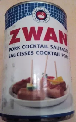 Saucisses cocktail porc Zwan 400 g, code 8714555000232