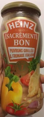 Sacrément bon poivron grillé et fromage italien Heinz , code 8715700115306