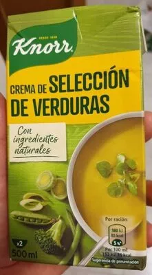 Crema selección de verduras envase 500 ml Knorr , code 8717163905111