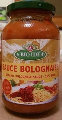 Sauce bolognaise 20 % de bœuf La Bio Idea 350g, code 8717496903617