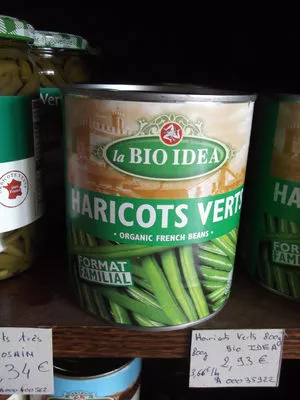 Haricots Verts La Bio Idea 800 g (égoutté : 440 g) 850 ml, code 8717496907271