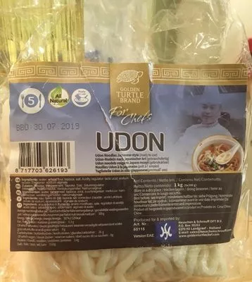 Nouilles Udon a la Japonaise Golden Turtle Brand 1 kg, code 8717703626193