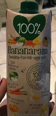 Bananarama Banaan Wortel Appel 100% Juice , code 8718215720270