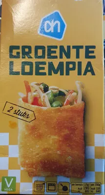 Groente Loempia Albert Heijn, AH 250 g (2x125 g), code 8718265015494