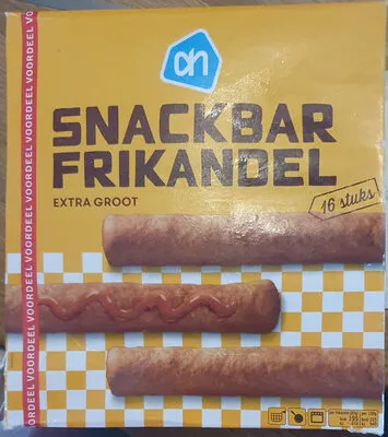 Snackbar Frikandel, extra groot Albert Heijn, AH 1,36 kg, code 8718265015753