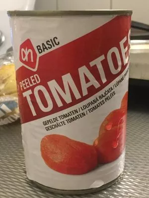 Peeled tomatoes Albert Heijn 400 g, code 8718265745544