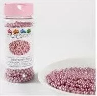 Perles En Sucre Rose Métallisé 80G  , code 8718274812428