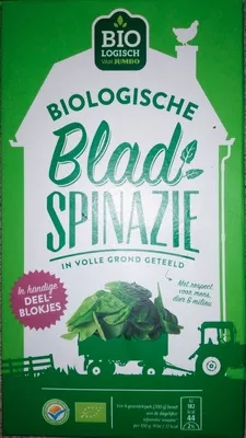 Biologische Bladspinazie Jumbo 450 g, code 8718452138357