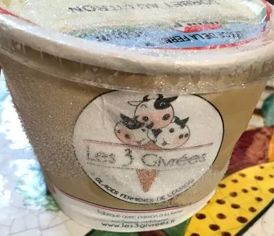 Sorbet au citron Les 3 Givrées, Glace de la Ferme 325 g, code 8718531517707