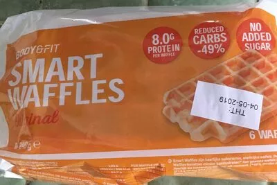 Smart Waffles, Original Body & Fit 240 g ℮ (6 × 40 g ℮), code 8718774021962