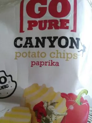 Canyon chips paprika Go pure 125 g, code 8718781201005