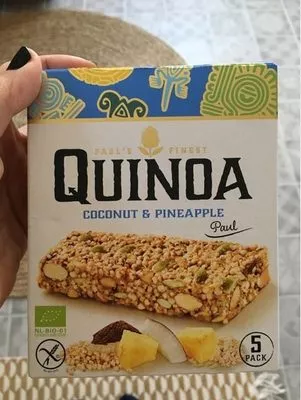 Quinoariegel, Ananas-kokos Paul s finest quinoa 125 g, code 8718885744064