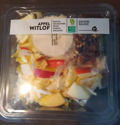 appel witlof groene salade Albert Heijn 335 g, code 8718906114340