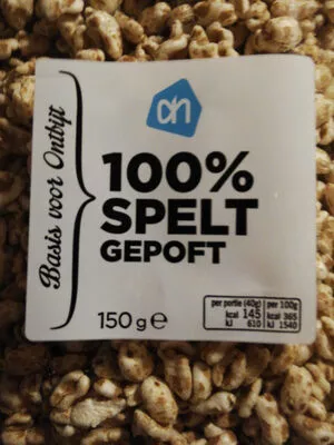 100% gepofte spelt ah 150 gr, code 8718906822375