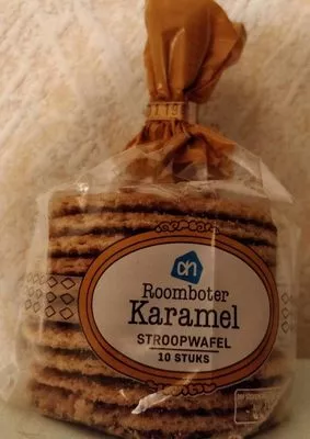 Roomboter Karamel Stroopwafel Albert Heijn B.V., Albert Heijn 10 Stuks (10 x 31g), code 8718906928114