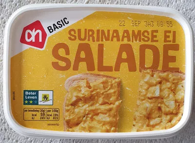 Surinaamse Ei Salade AH BASIC,  Albert Heijn 300 g, code 8718907013796