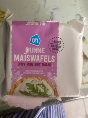 Maïswafels spicu rode biet smaak Albert Heijn , code 8718907227513