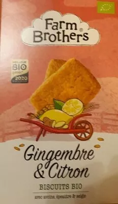 Biscuits bio Gingembre citron  , code 8719992709137