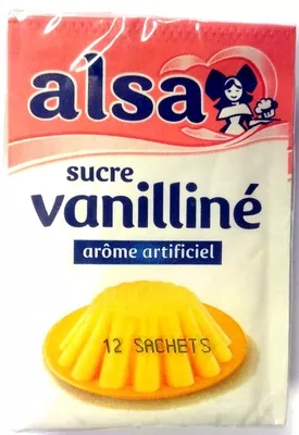 Sucre Vanilliné Alsa, Unilever 90 g (12 * 7,5 g e), code 8722700029960