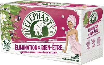 Elephant Infusion Elimination & Bien-Etre 25 Sachets Élephant, Unilever 40 g, code 8722700069034