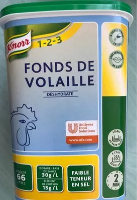 Fonds de volaille Knorr, Unilever Food Solutions , code 8722700109907