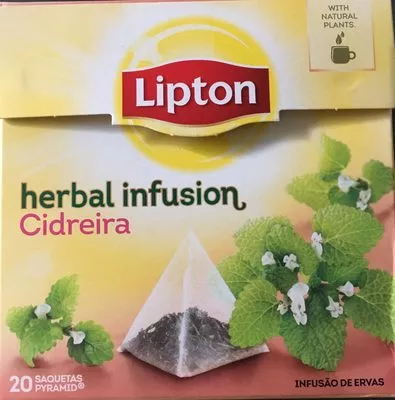 Infusao Cidreira 20SAQUETAS Lipton, Unilever 20 sachets, code 8722700140139