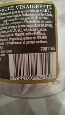 1L Sauce Vinaigrette Sesame Soja Maille Maille 1 L, code 8722700234159