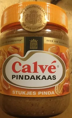 Pindakaas, stukjes pinda Calvé, Unilever 350 g, code 8722700462989