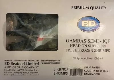 GAMBAS  BD Seafood Limited 700 g, code 8812423413112