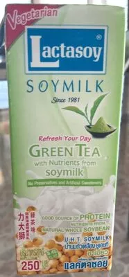 Green Tea Soy Milk lactasoy, แลคตาซอย 250g, code 8850267112174