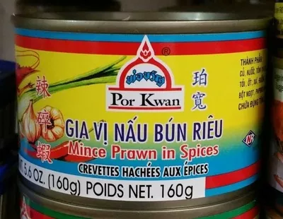 Crevettes hachées aux épices Por Kwan 160 g, code 8850643000569