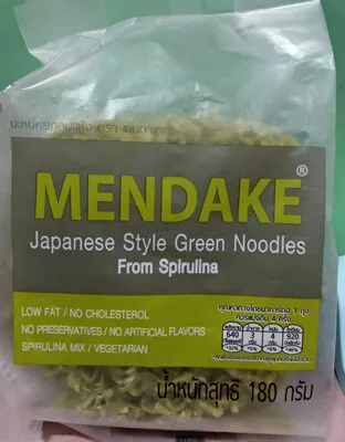 บะหมี่หยกผสมสาหร่าย เมนดาเกะ, mendake 180g, 4 pcs, code 8852523103032