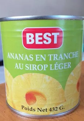 Ananas en tranche au sirop léger  , code 8853731000748