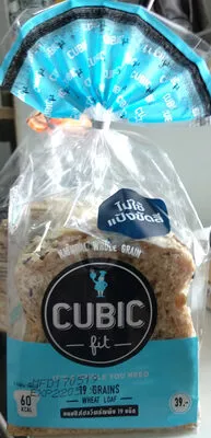 ขนมปังโฮลวีตธัญพืช 19 ชนิด คิวบิก, cubic 120 g, code 8858894100434