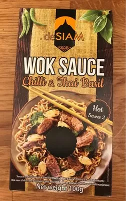 Wok sauce chilli & thai basil DeSiam , code 8858960302892