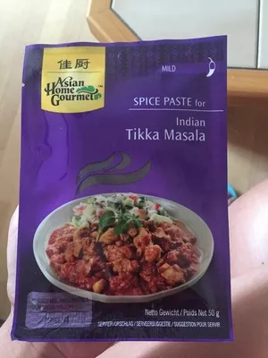 Tikka Masala Indio 12x50GR Asian Home Gourmet 50 g, code 8886390202031