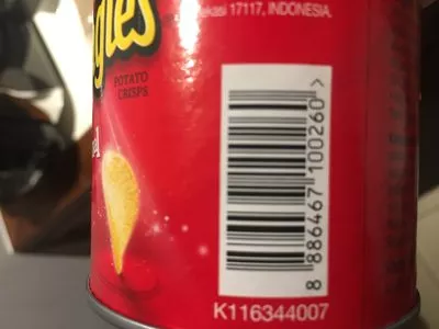 Original Pringles 47 g, code 8886467100260