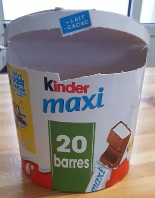 Kinder Maxi 20 barres  , code 8909500188640