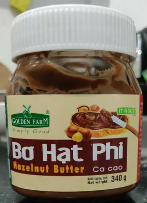 Bơ Hạt Phỉ Golden Farm 340 g, code 8935118310210