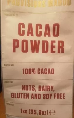 Cacao en polvo Marou Provisions Marou 1 kg, code 8938505214955