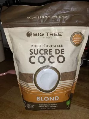 Sucre de Coco Big tree farms , code 8997032222000