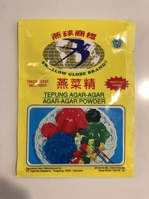 Agar Agar Powder Swallow Globe Brand 7 grammes, code 8997220180099