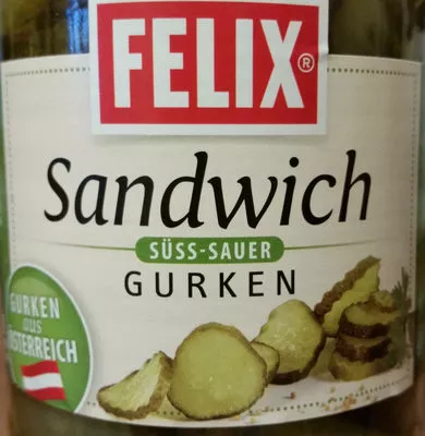 Sandwich Gurken süss-sauer Felix 320 g, code 9000295803530