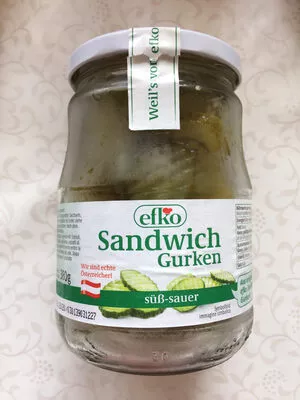 Sandwich Gurken süß-sauer Efko , code 9000451003330