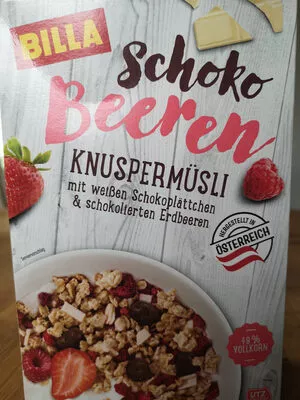 Billa Schoko Beeren Knuspermüsli Billa 400 g, code 9002233059443