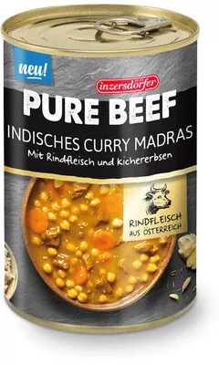 Pure Beef Indisches Curry Madras inzersdorfer 400 g, code 9002600632279